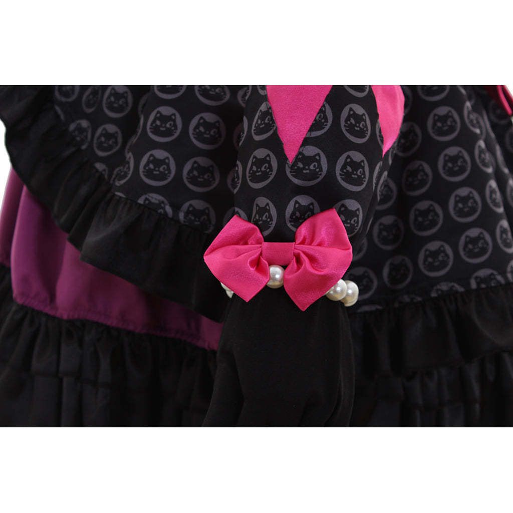 Hana Song Overwatch Cosplay Costume - Sexy Black Officer Dress Suit for Women-Astricos