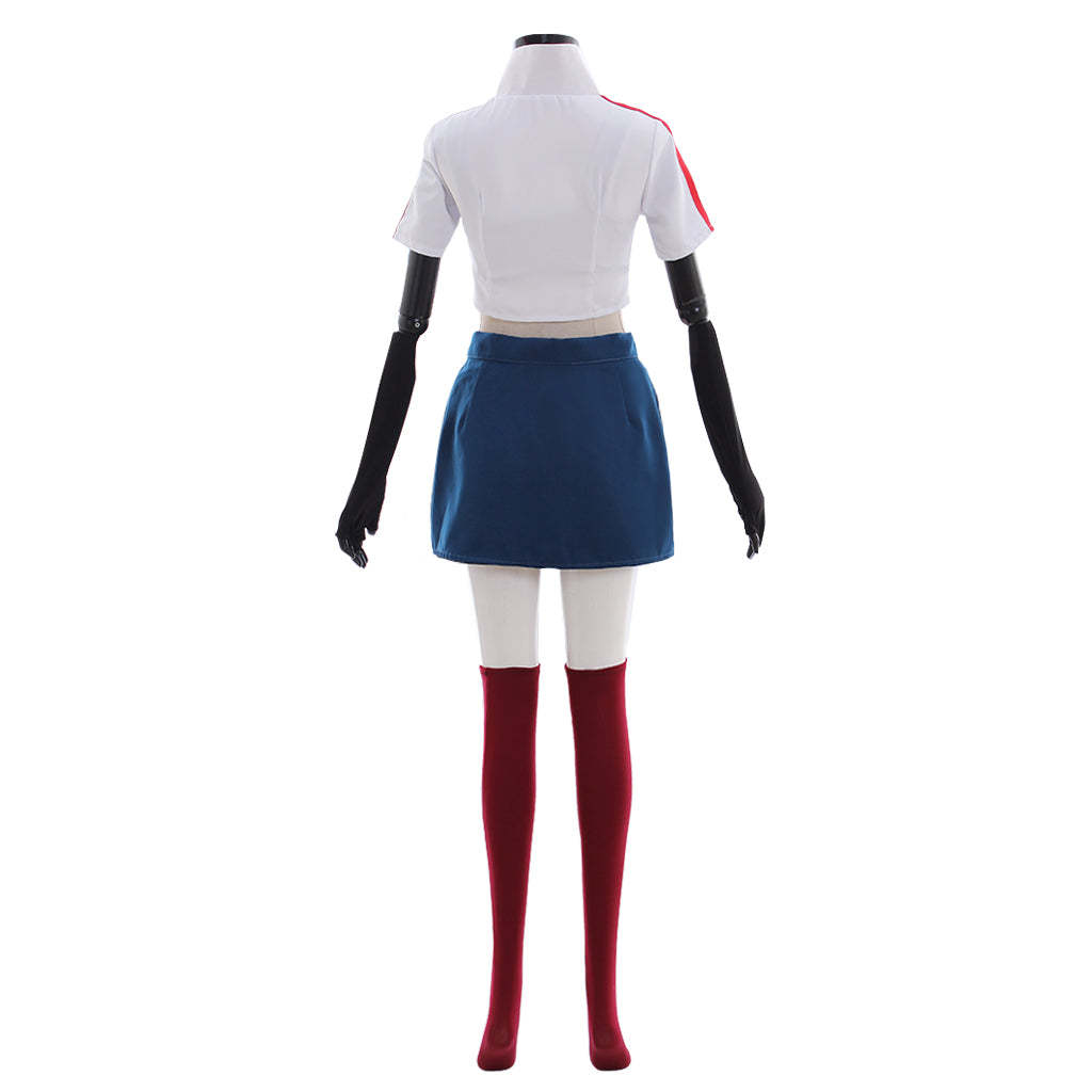 LOL Sivir Pizza Delivery Cosplay Costume for Women - Full Set with Crop Top, Shorts & Hat-Astricos