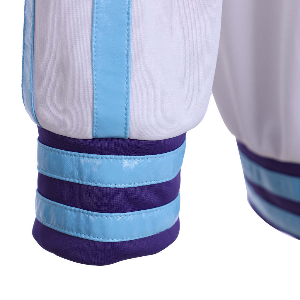 Purple Heart Cosplay Hoodie | Hyperdimension Neptunia Zip-Up Sweatshirt | Unisex Anime Jacket-Astricos