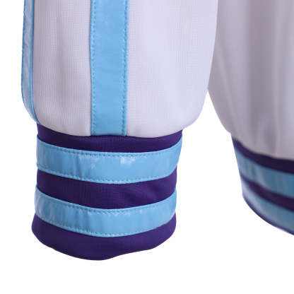 Purple Heart Cosplay Hoodie | Hyperdimension Neptunia Zip-Up Sweatshirt | Unisex Anime Jacket-Astricos