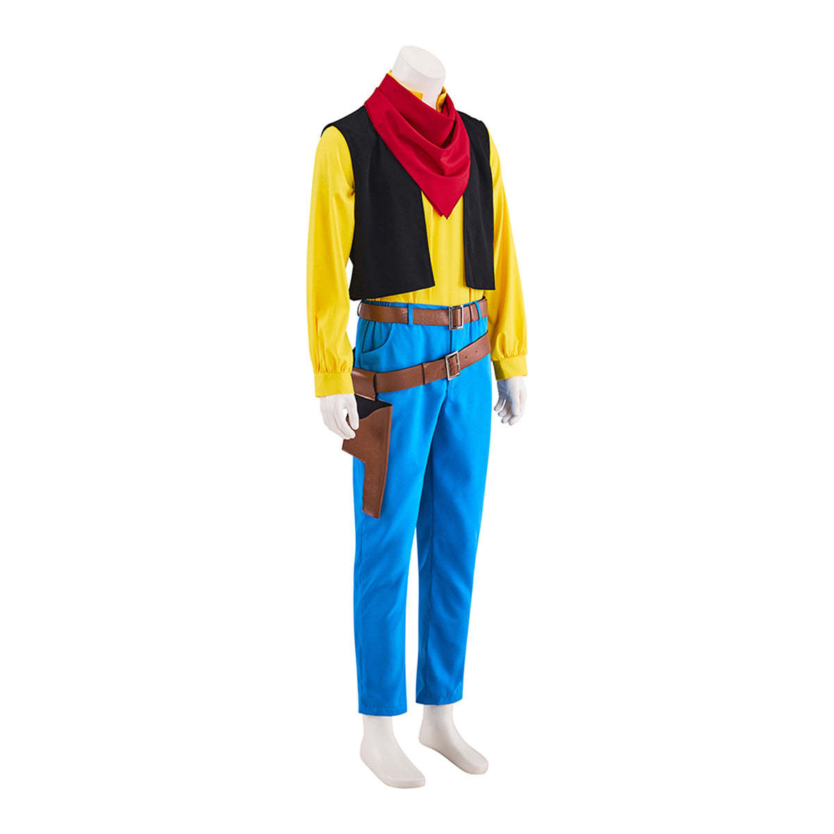 Lucky Luke Cowboy Cosplay Costume – Authentic Official Outfit for Fans & Collectors-Astricos