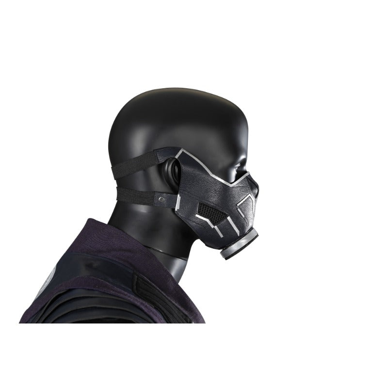 Mortal Kombat 1 Smoke Cosplay Costume Full Set with Mask for Halloween & Parties-Astricos