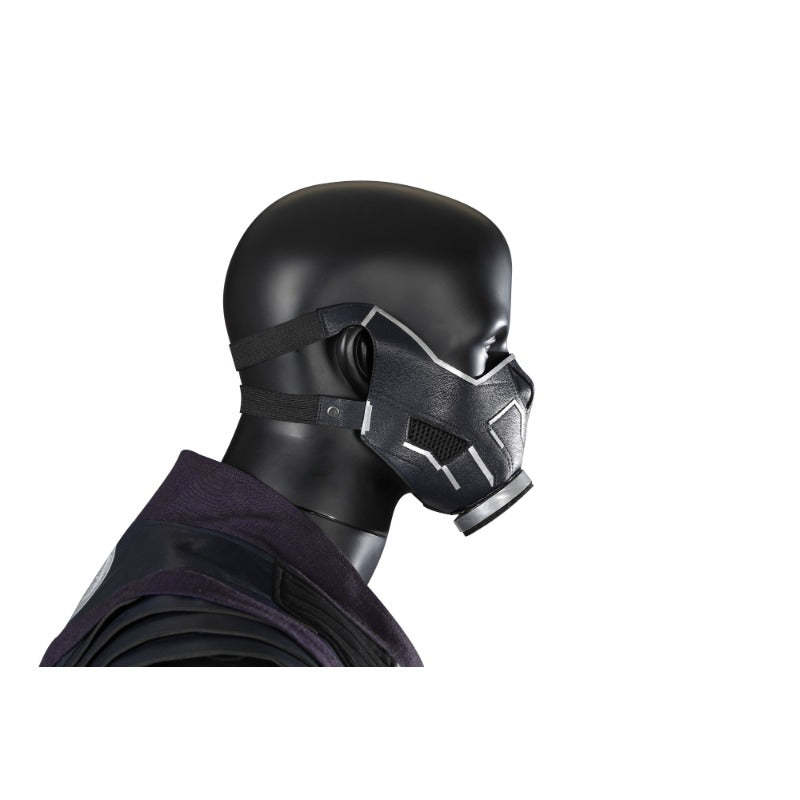 Mortal Kombat 1 Smoke Cosplay Costume Full Set with Mask for Halloween & Parties-Astricos