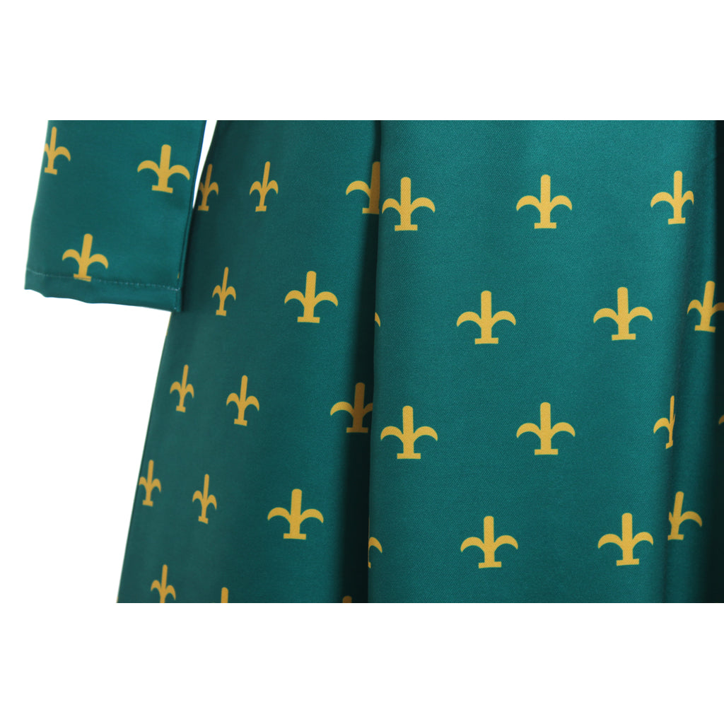 Elegant Green Medieval Renaissance Victorian Gothic Lolita Dress for Weddings & Balls-Astricos