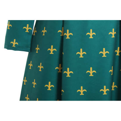 Elegant Green Medieval Renaissance Victorian Gothic Lolita Dress for Weddings & Balls-Astricos