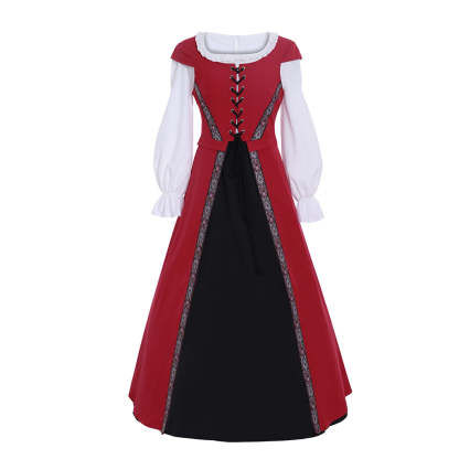 Medieval Renaissance Viking Princess Dress - Women's Gothic Victorian Costume-Astricos
