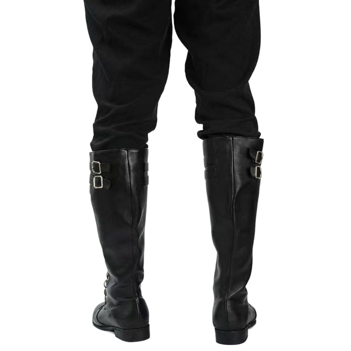 Medieval Steampunk Cosplay Boots - PU Leather Pirate Larp Shoes for Men & Women | Astricos-Astricos