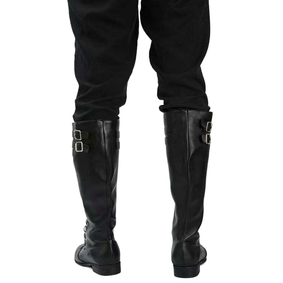 Medieval Steampunk Cosplay Boots - PU Leather Pirate Larp Shoes for Men & Women | Astricos-Astricos