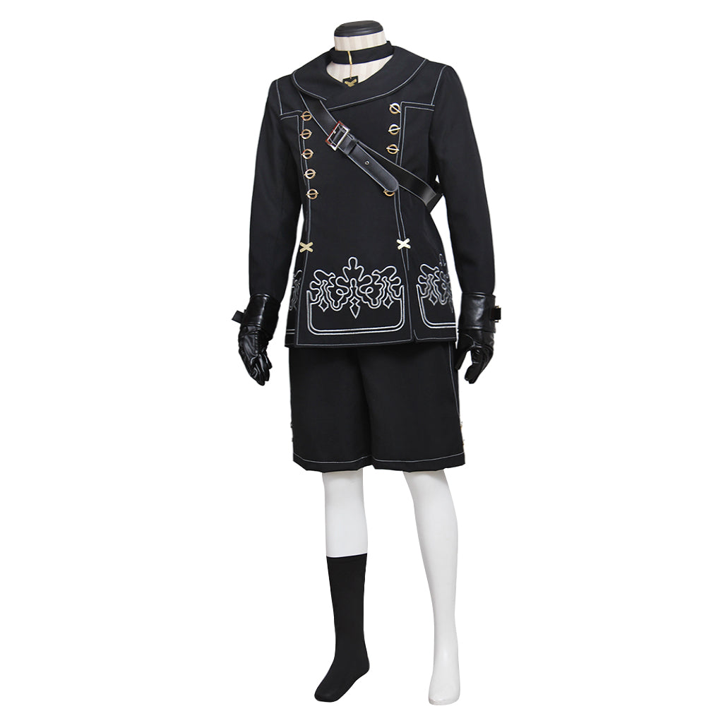 NieR Automata 9S YoRHa No.9 Type S Uniform Full Set Cosplay Costume-Astricos