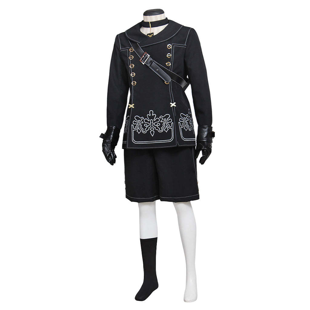 NieR Automata 9S YoRHa No.9 Type S Uniform Full Set Cosplay Costume-Astricos