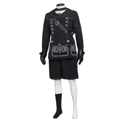 NieR Automata 9S YoRHa No.9 Type S Uniform Full Set Cosplay Costume-Astricos