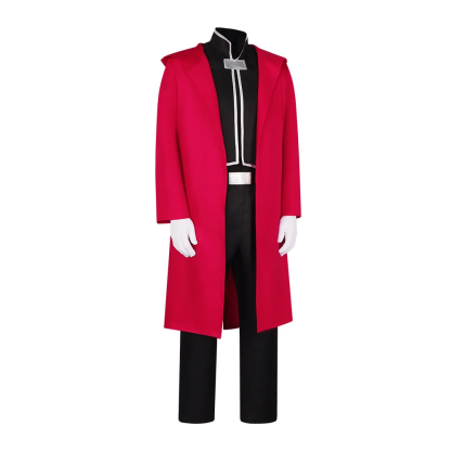 Edward Elric Fullmetal Alchemist Cosplay Custom Outfit for Halloween & Comic Con