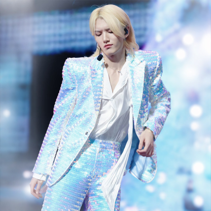 ONER Inspired Sequin Suit Set，Custom‑Made for Stage Performance Shows