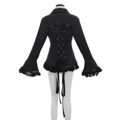 Victorian Renaissance Retro Lace Jacket for Women - Steampunk Medieval Noble Princess Coat-Astricos