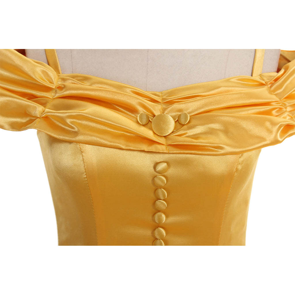 Beauty and the Beast Belle Cosplay Costume | Princess Dress for Halloween & Cosplay-Astricos