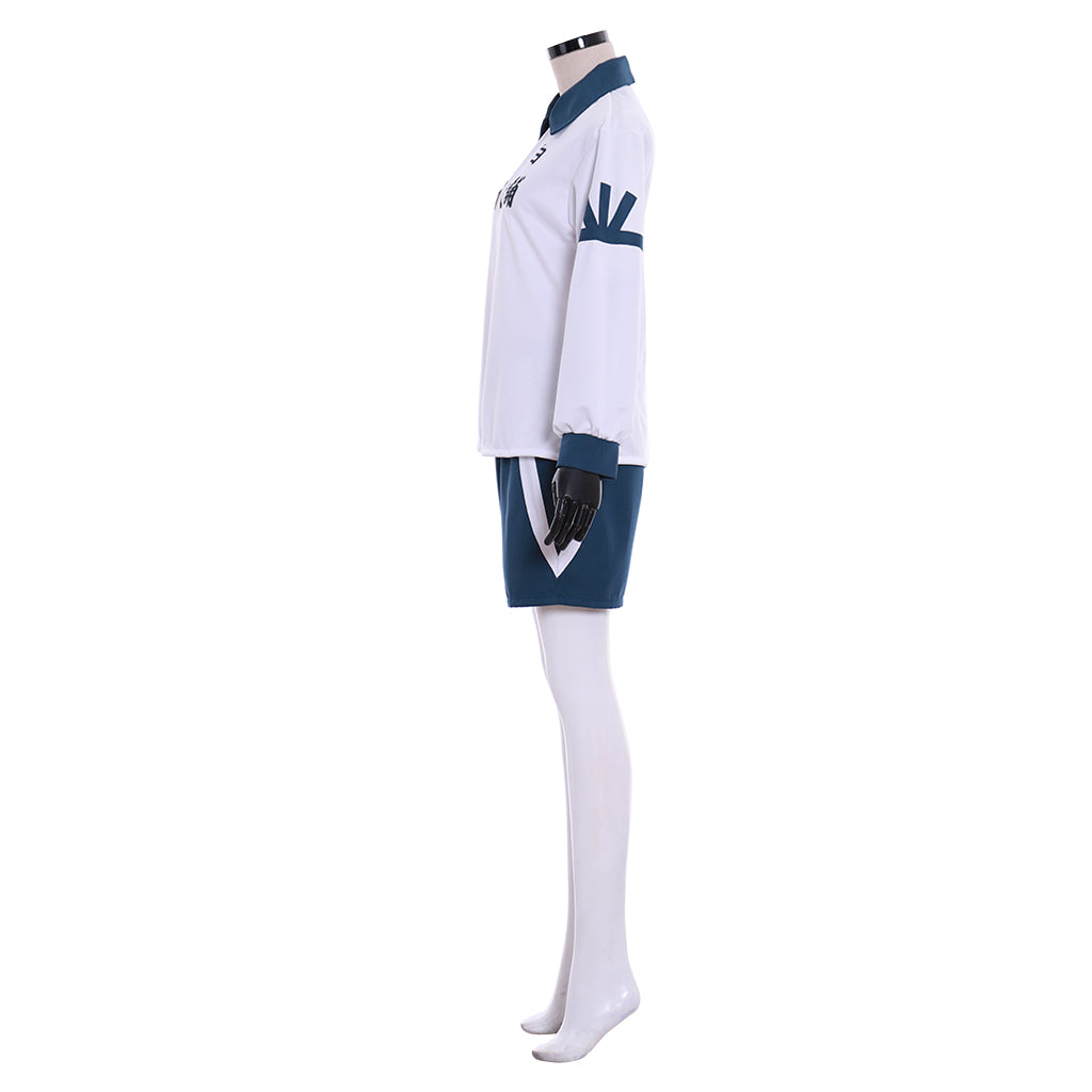 Inazuma Eleven Shirou Fubuki White Love Academy Summer Soccer Uniform Cosplay Costume-Astricos