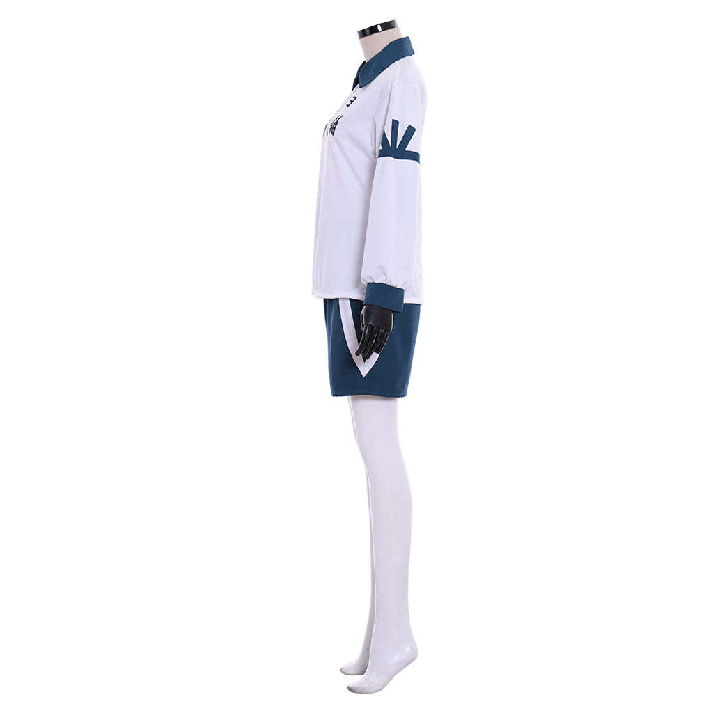 Inazuma Eleven Shirou Fubuki White Love Academy Summer Soccer Uniform Cosplay Costume-Astricos