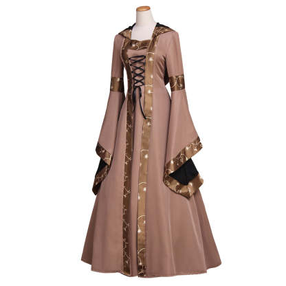 Medieval Retro Dress - Victorian Tudor Spanish Noble Costume for Halloween & Carnival-Astricos
