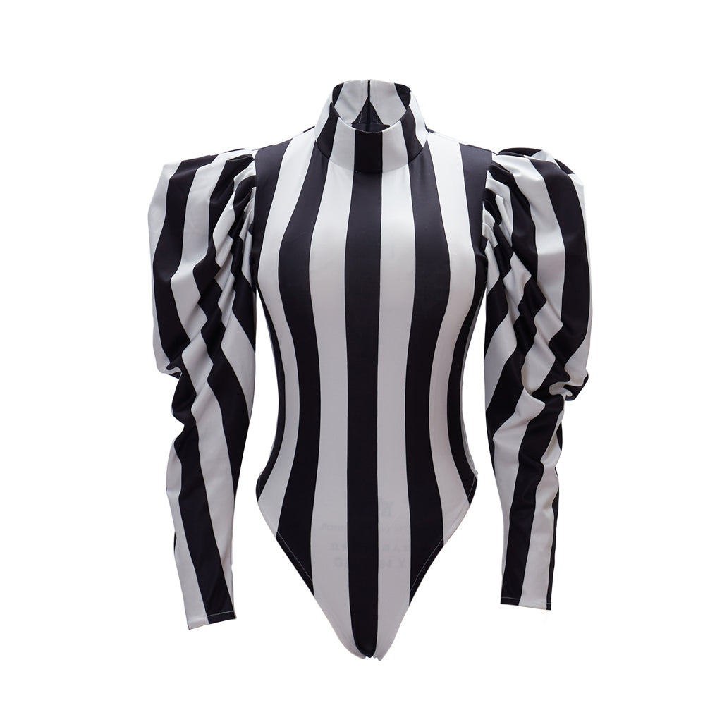 Official Licensed Beetlejuice Jumpsuit Cosplay Costume – Perfect for Halloween & Cosplay Events-Astricos