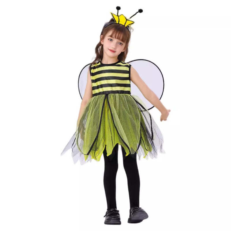 Adorable Kids' Bee and Ladybug Costume for Cosplay, Halloween, and Performances-Astricos