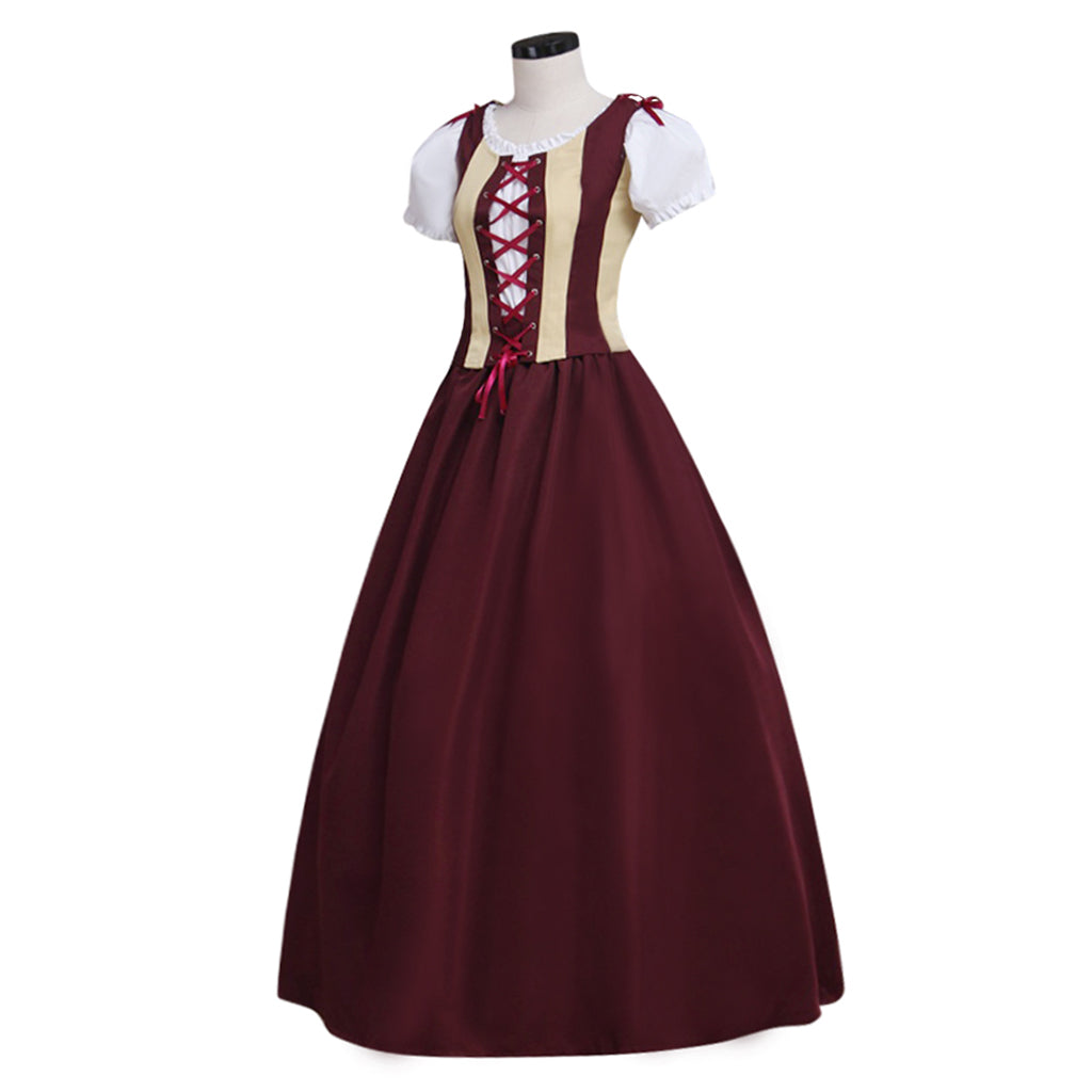 Medieval Victorian Princess Dress - 18th Century Renaissance Royal Court Ball Gown-Astricos