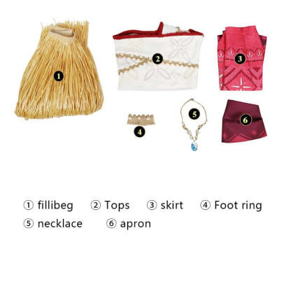 Moana Cosplay Costume - Ocean Romance 2 Anime Stage Performance Outfit-Astricos