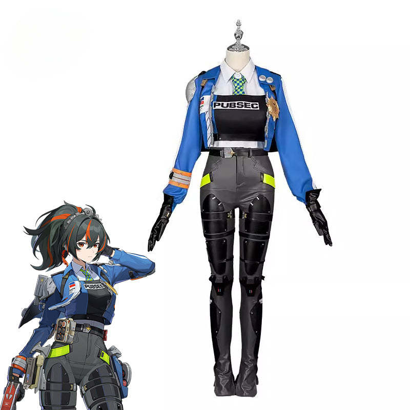 Zhu Yuan Cosplay Costume - Criminal Investigation Leader Uniform from Zenless Zone Zero-Astricos