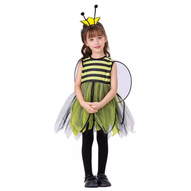 Adorable Kids' Bee and Ladybug Costume for Cosplay, Halloween, and Performances-Astricos
