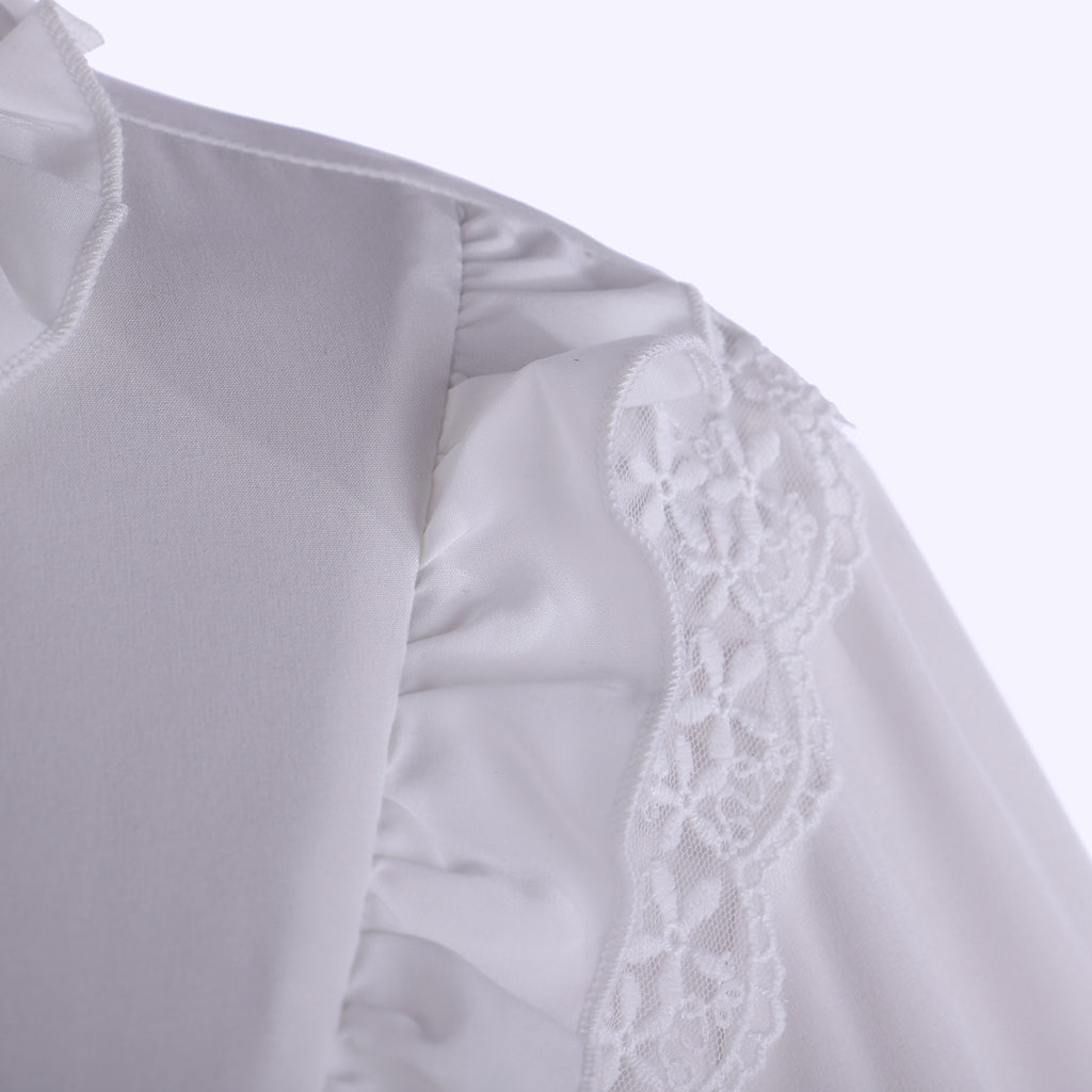 Marie Antoinette White Ball Gown - Vintage Victorian Baroque Cosplay Dress-Astricos