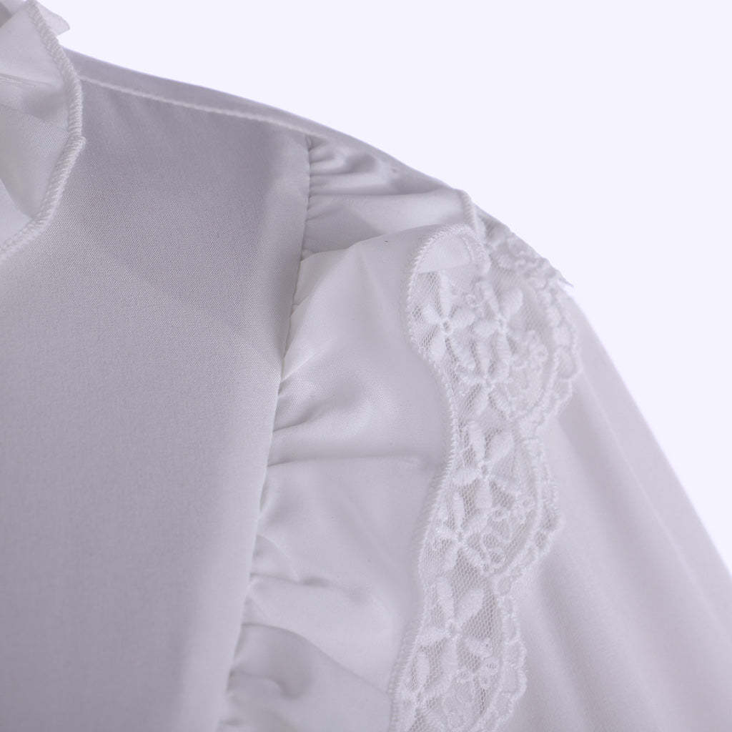 Marie Antoinette White Ball Gown - Vintage Victorian Baroque Cosplay Dress-Astricos