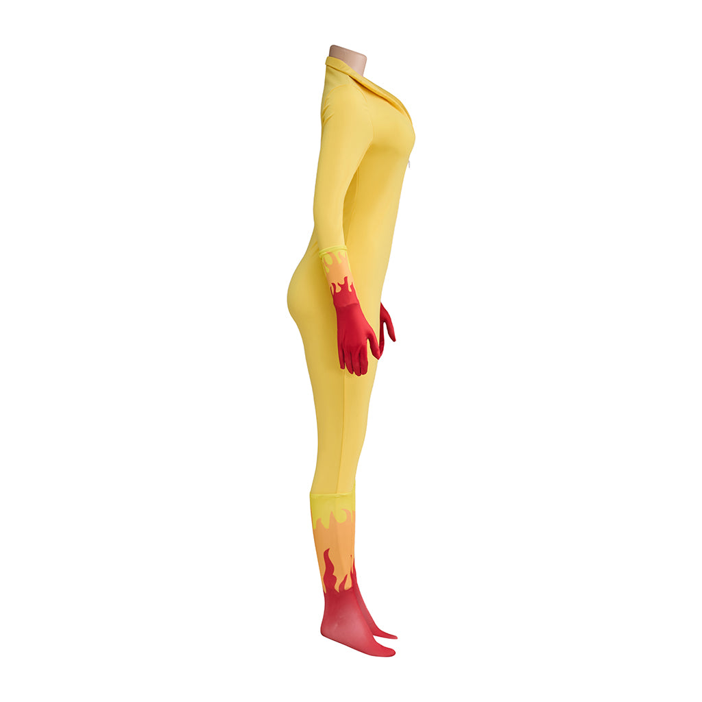 Firestar Cosplay Costume – Amazing Friends Angel Superhero Bodysuit | Astricos-Astricos