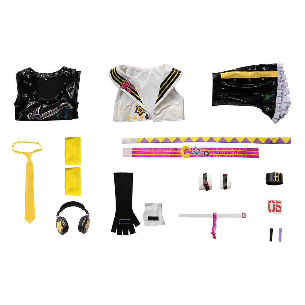 Len and Rin Cosplay Costumes from Muse Dash | Project Mirai Sekai Magical Concert Full Set-Astricos