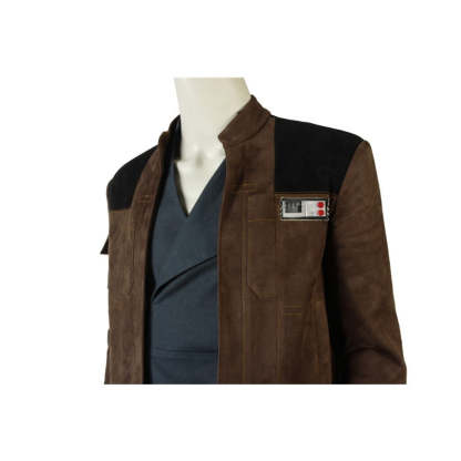 Han Solo Cosplay Costume - Premium Suede Jacket & Leather Belt Set for Star Wars Fans-Astricos