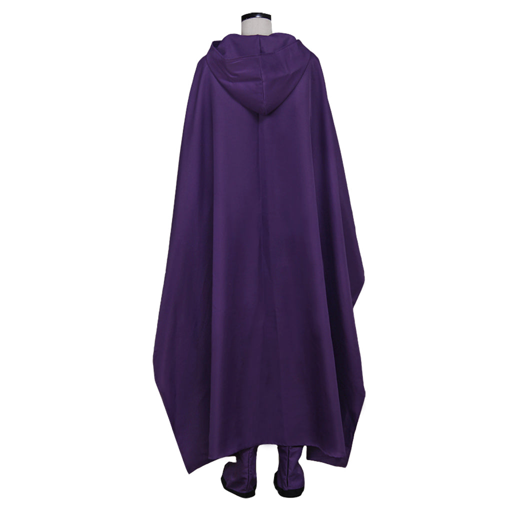 Premium Teen Titans Raven Cosplay Costume - Superhero Halloween Outfit & Cape-Astricos