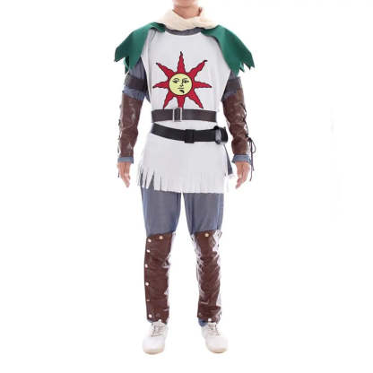 Sun Warrior Solaire Cosplay Costume - Dark Souls Anime Premium Outfit-Astricos