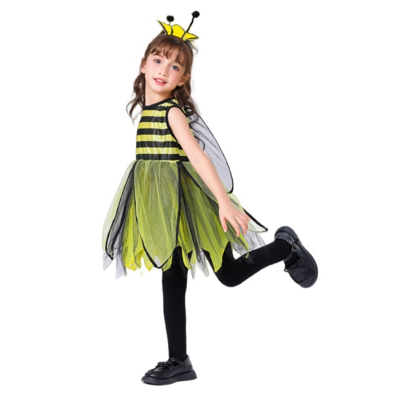 Adorable Kids' Bee and Ladybug Costume for Cosplay, Halloween, and Performances-Astricos