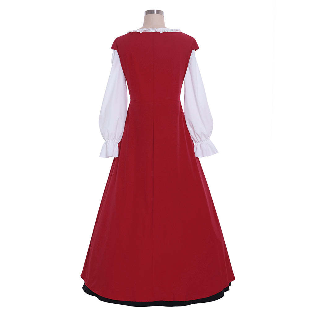 Medieval Renaissance Viking Princess Dress - Women's Gothic Victorian Costume-Astricos