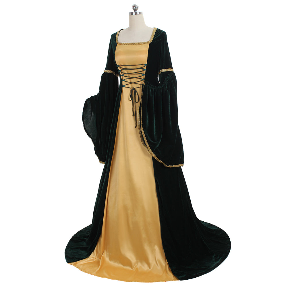 Victorian Medieval Queen Princess Dress - Tudor Baroque Gothic Lolita Costume | Astricos-Astricos