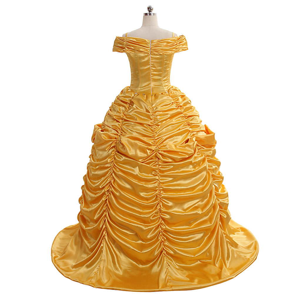 Beauty and the Beast Belle Cosplay Costume | Princess Dress for Halloween & Cosplay-Astricos