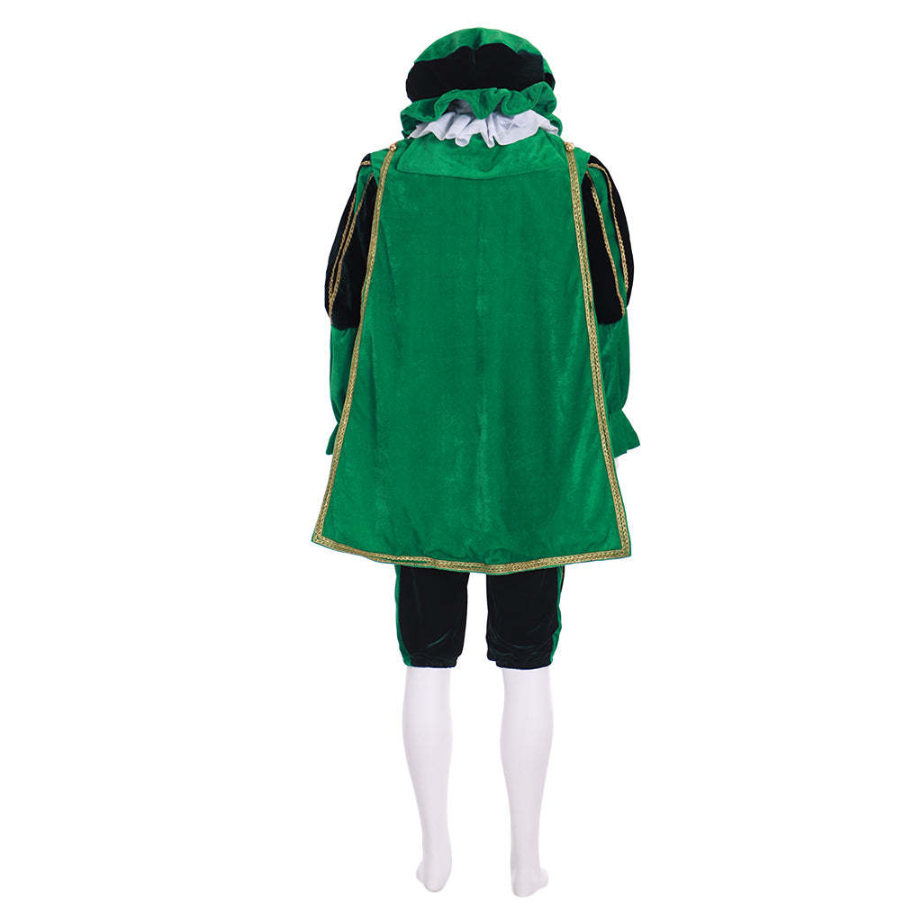 Men's Medieval Tudor Renaissance Costume - Elegant Elizabethan Court Uniform Green Suit-Astricos