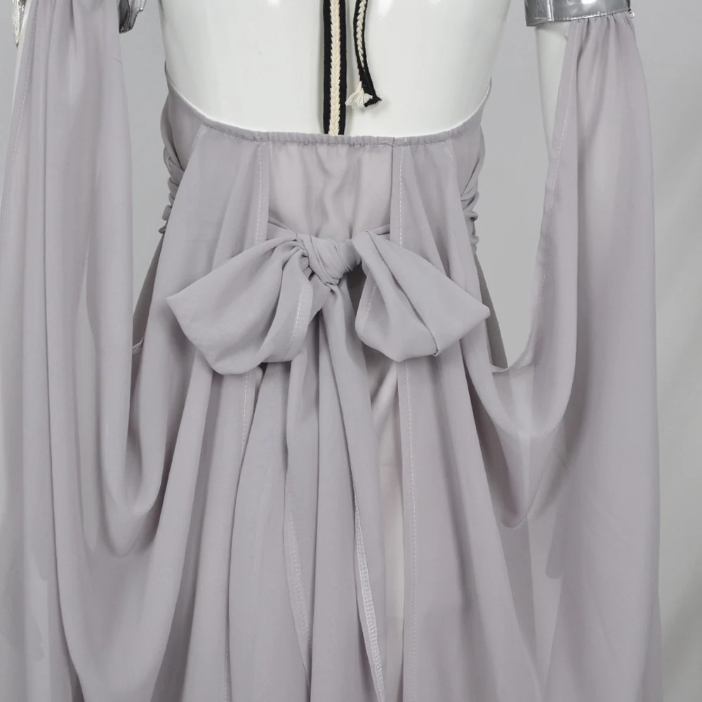 Game of Thrones Daenerys Grey Dress Cosplay Costume, Custom for Comic-Con & Halloween