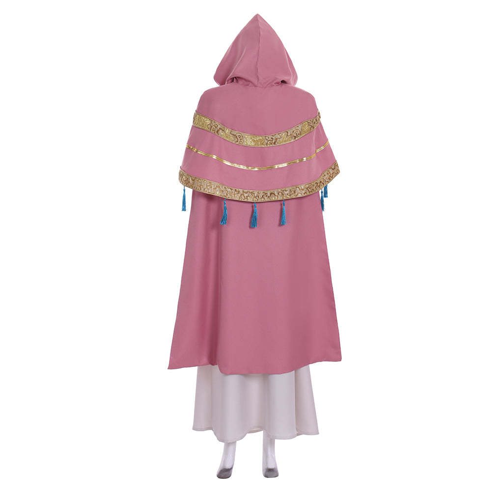 Kingdom Hearts III Ava Cosplay Costume - Women’s Pink Hooded Dress with Skirt | Astricos-Astricos
