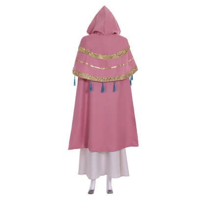 Kingdom Hearts III Ava Cosplay Costume - Women’s Pink Hooded Dress with Skirt | Astricos-Astricos