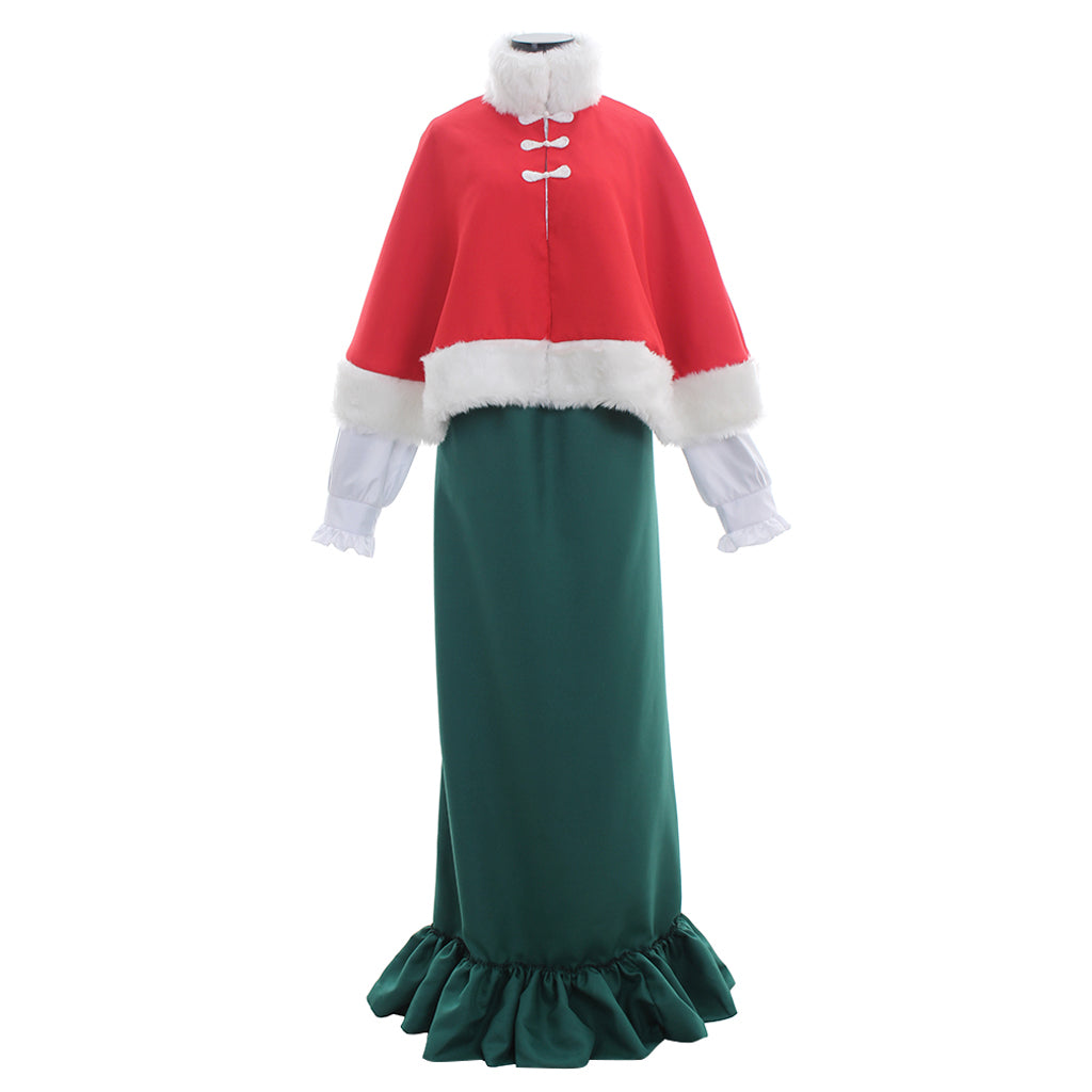 Vintage Medieval Victorian Red & Green Top Dress Hat - Cosplay Costume for Adults-Astricos