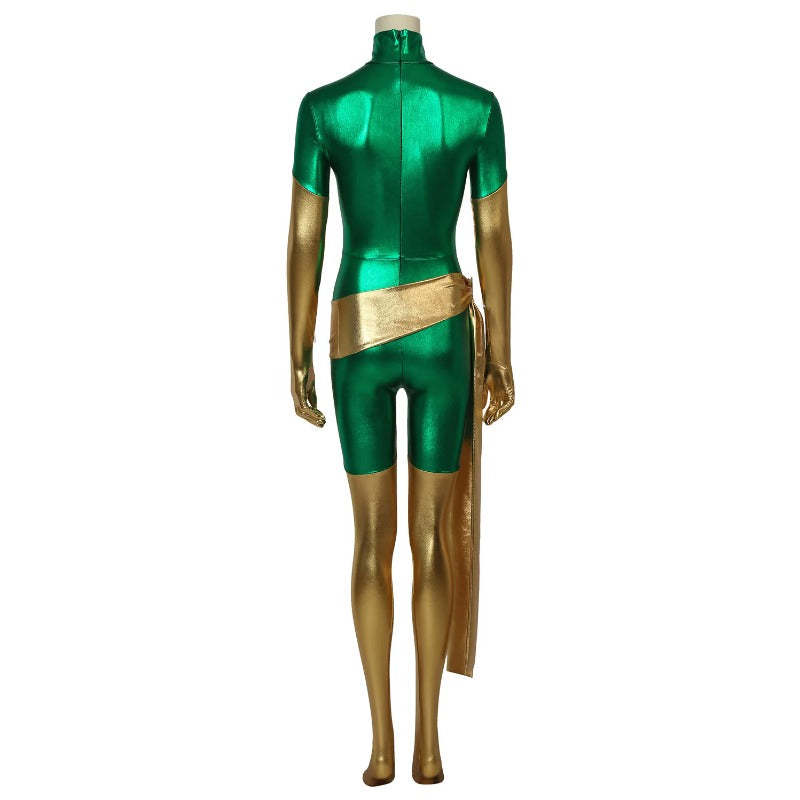 Green X-Men Dark Phoenix Jean Grey Cosplay Jumpsuit Costume | Astricos-Astricos