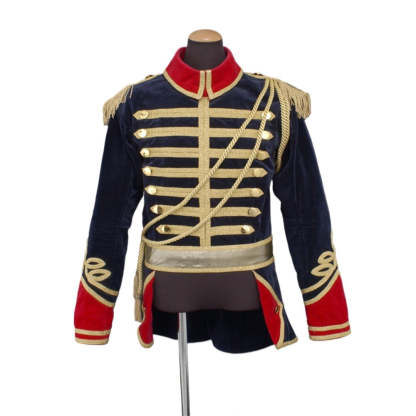 Medieval Military Officer Soldier Cosplay Costume - Regal Ballet Musical Jacket with Hat | Astricos-Astricos