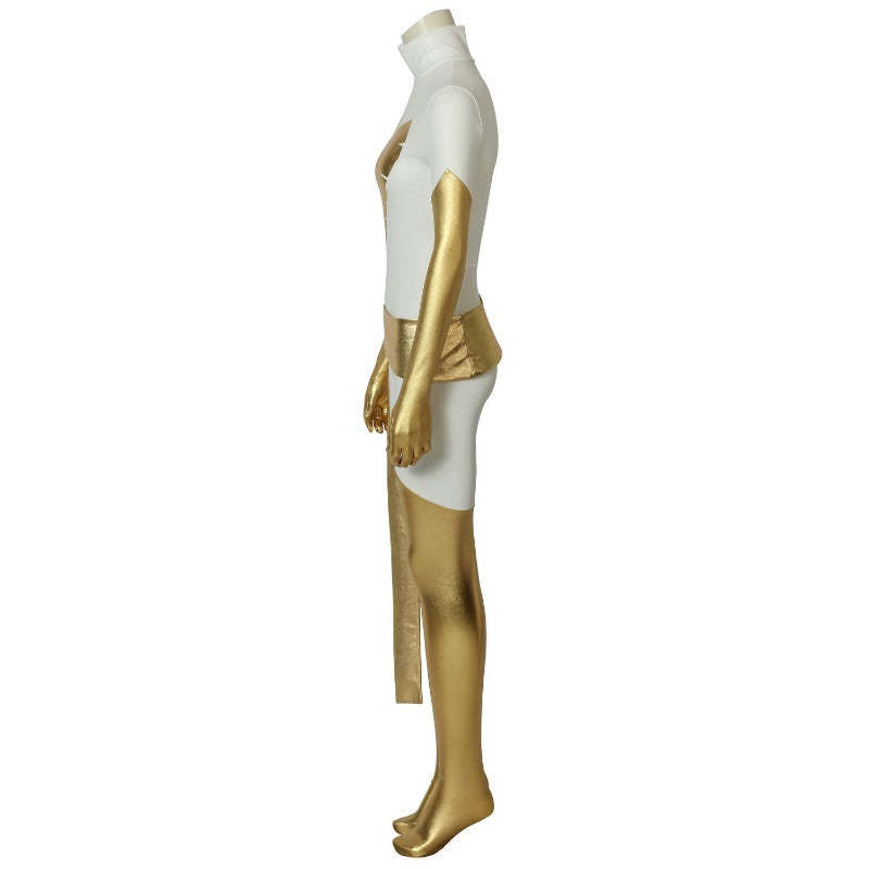Phoenix X-Men Pearl White Spandex Cosplay Costume - Official Movie Replica-Astricos