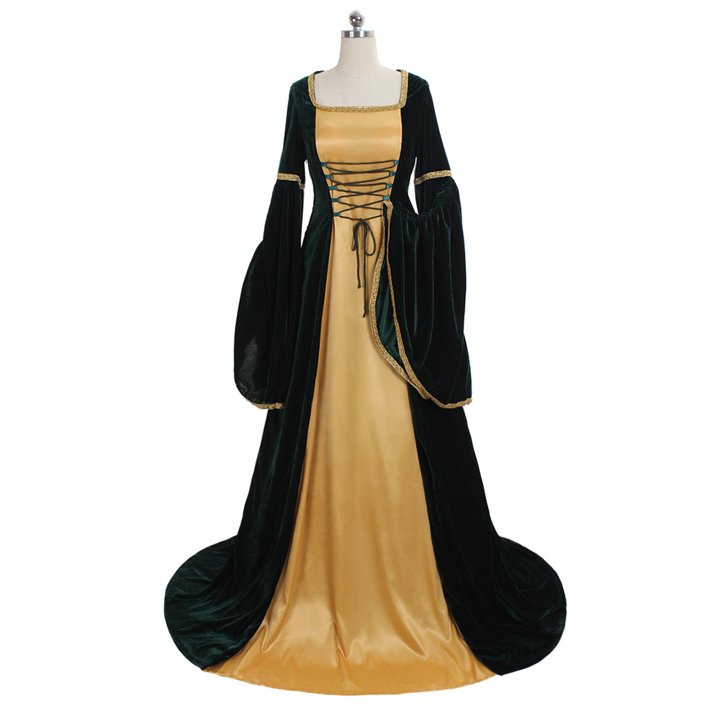 Victorian Medieval Queen Princess Dress - Tudor Baroque Gothic Lolita Costume | Astricos-Astricos