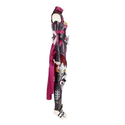 Sexy Mileena Cosplay Costume - Mortal Kombat Halloween Battle Outfit Full Set-Astricos