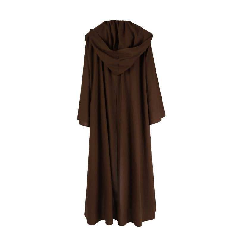Obi-Wan Kenobi Cosplay Costume Robe Full Set - Perfect for Halloween & Star Wars Parties-Astricos